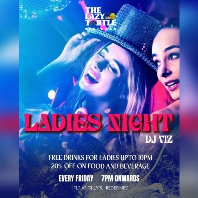Ladies Night Ft DJ Viz At The Lazy Turtle