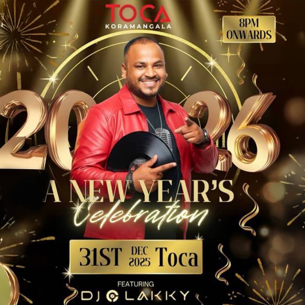 Happy New Year Bash At Toca Koramangala Ft DJ Lakky