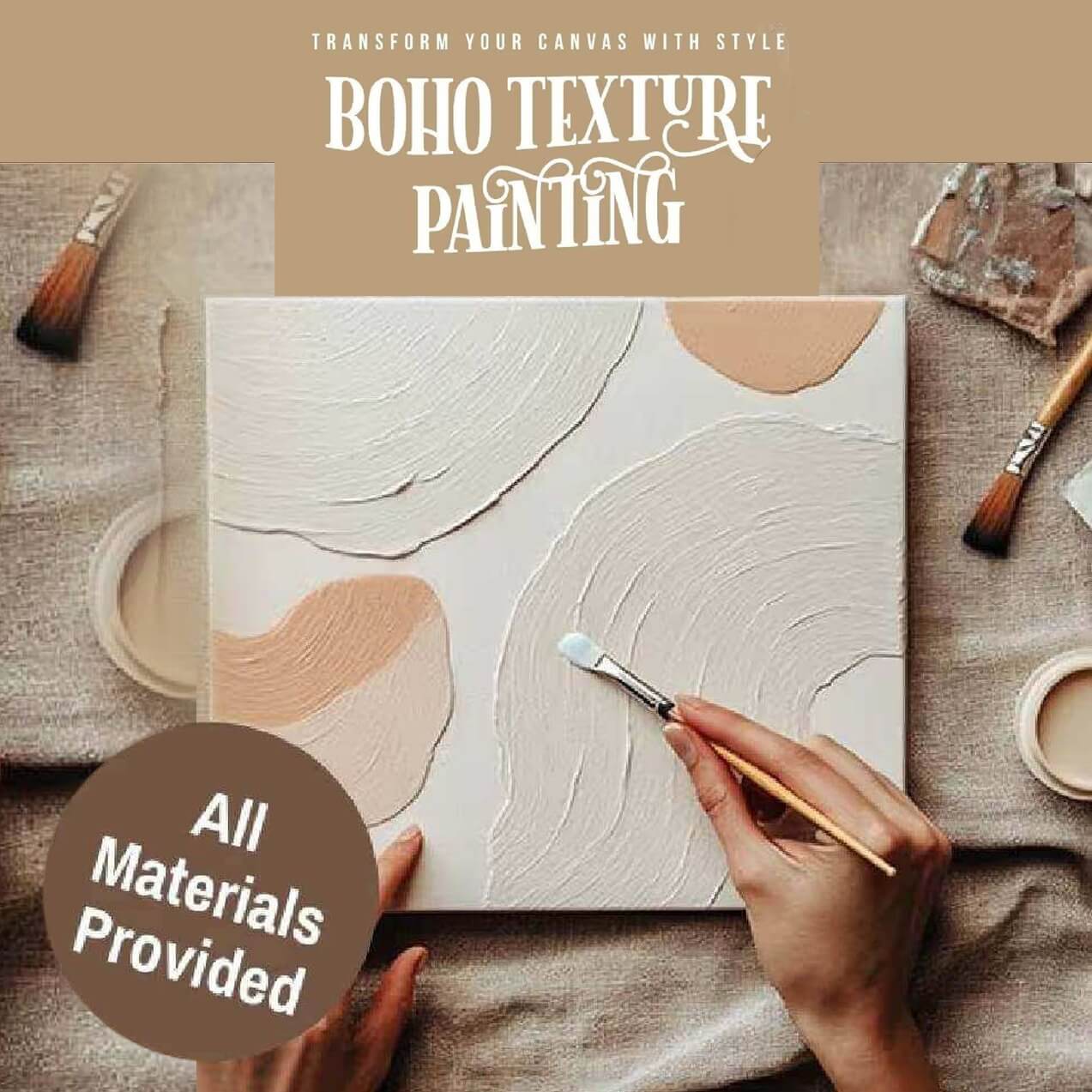 Boho Texture Painting
