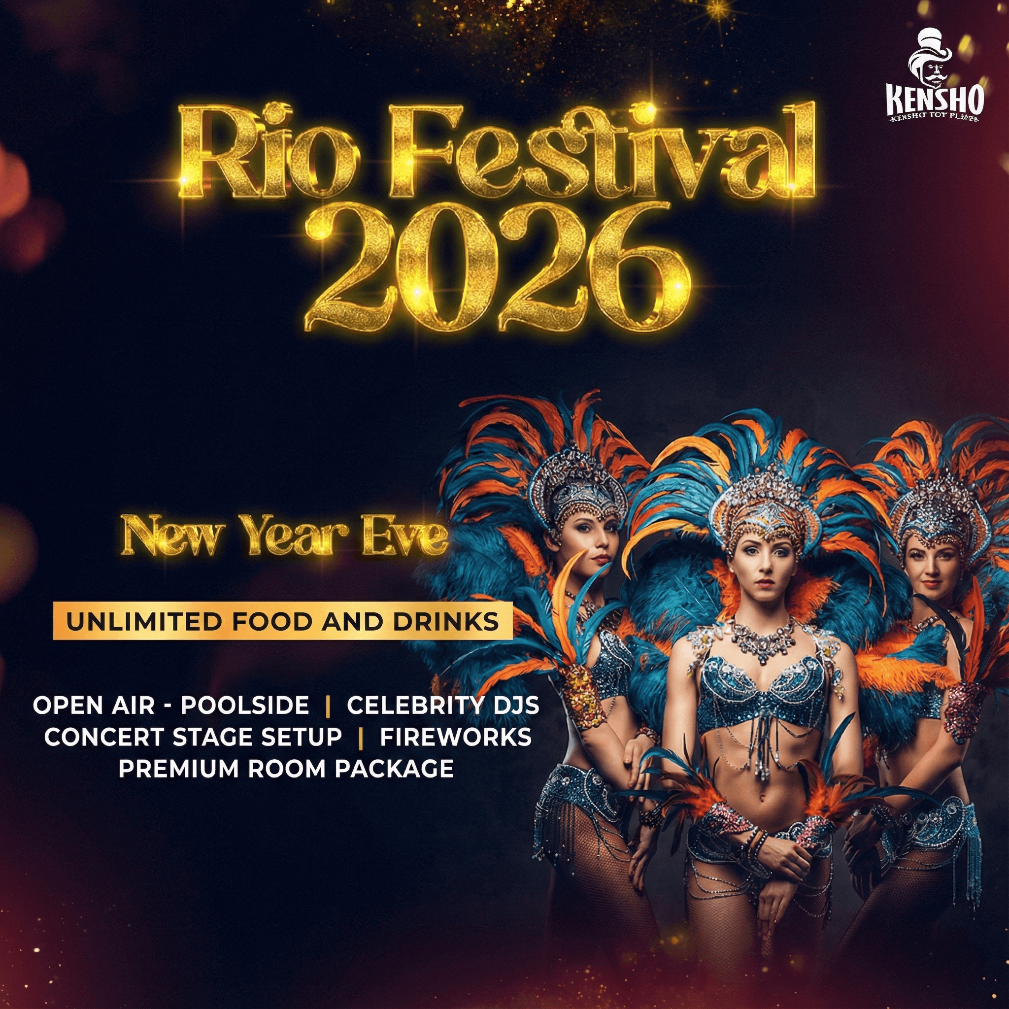 Rio Festival 2026 Biggest Open Air Poolside NYE Party
