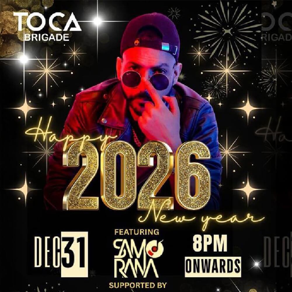 New Year Bash At Toca Brigade Ft DJ Sam Rana
