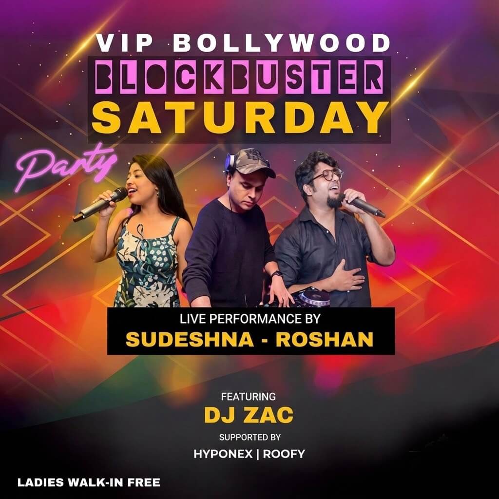 VIP Bollywood Blockbuster Saturday