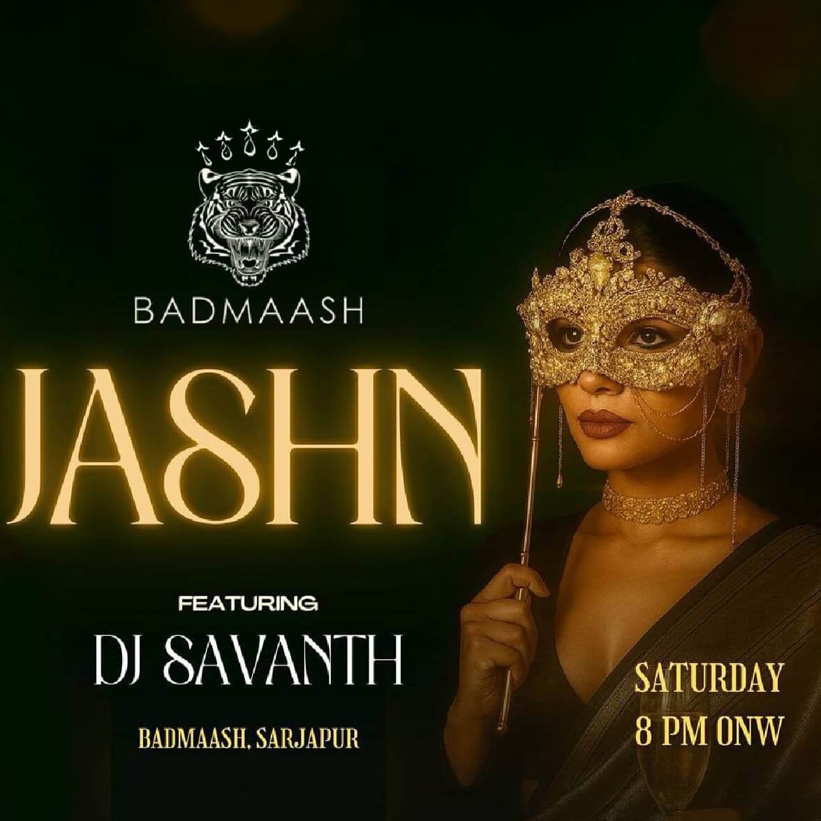Saturday Jashn Night At Badmaash Sarjapur
