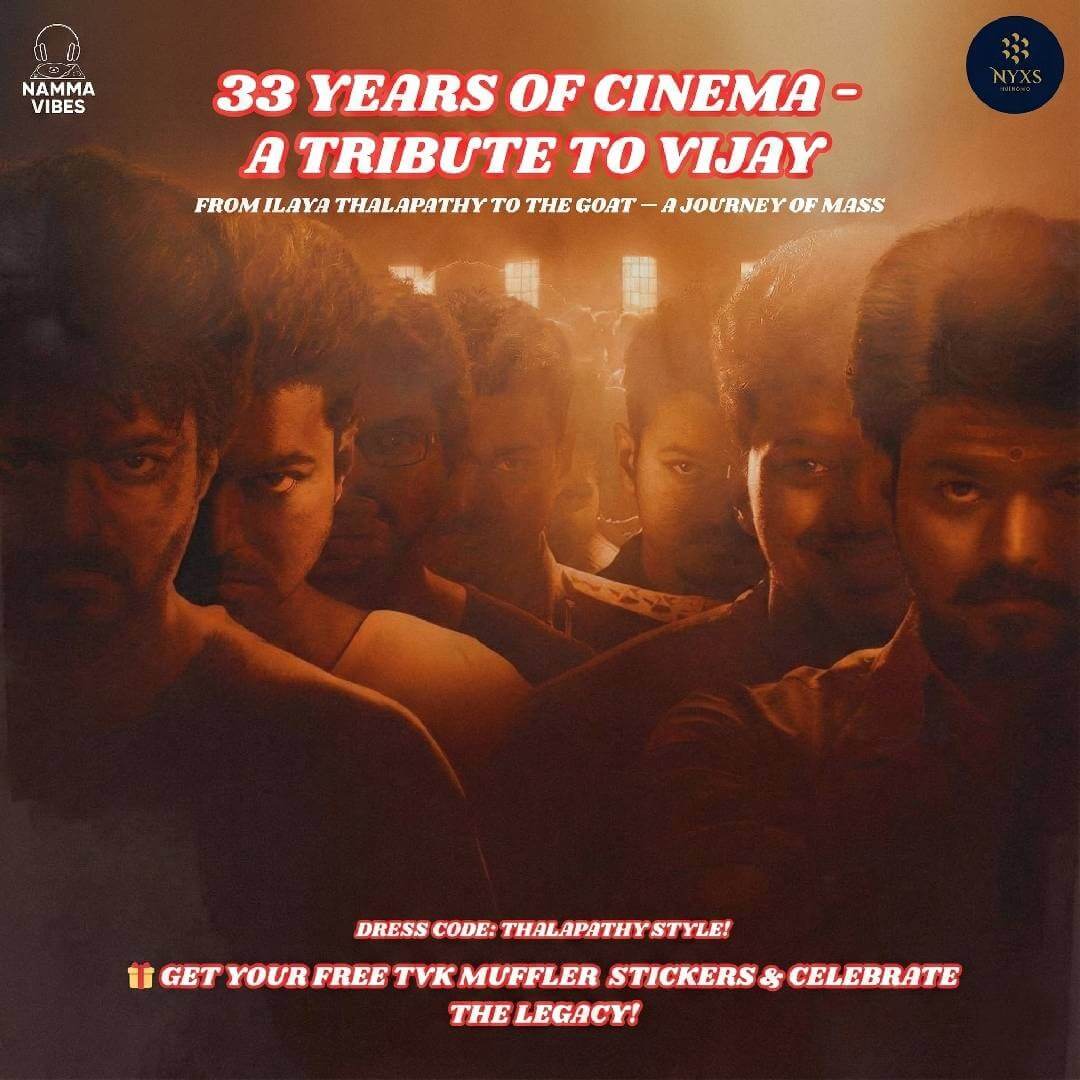 33 Years Of Cinema - A Tribute To Thalapathy Vijay