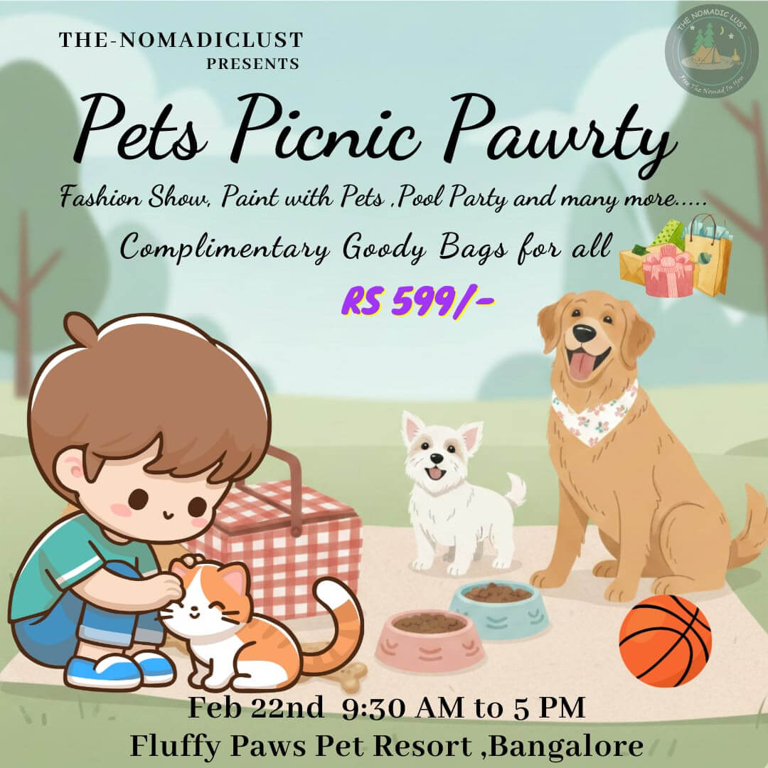 Pets Picnic Pawrty at FLUFFY PAWS PET RESORT in Bangalore | Event