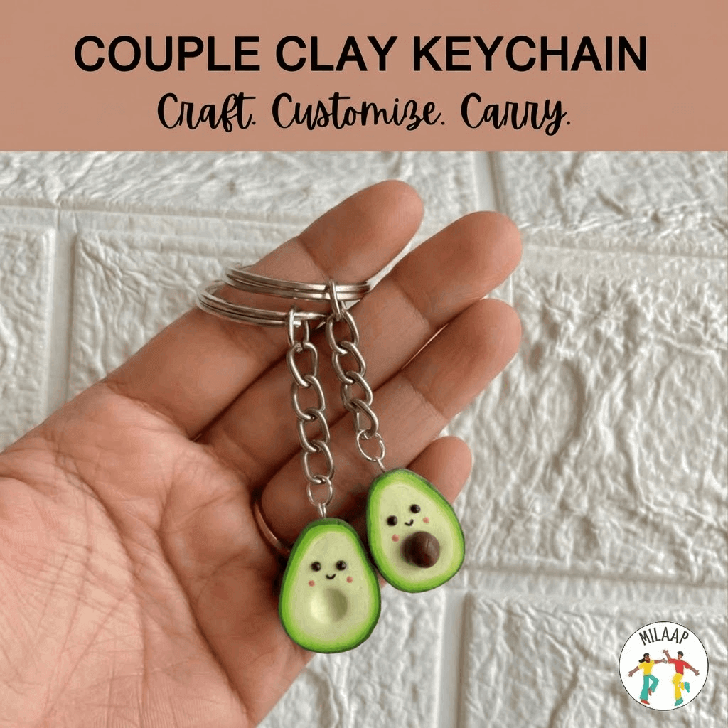 Couple Clay Keychain Workshop | Milaap