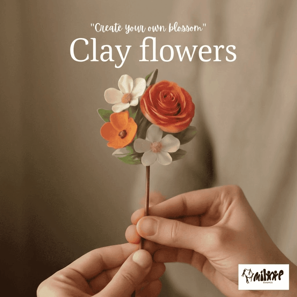 Clay Flowers Workshop | Milaap
