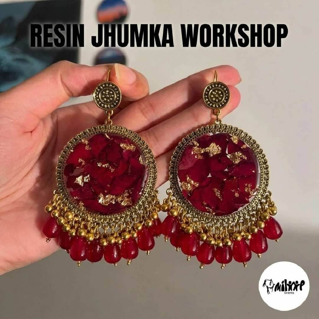 Resin Jhumka Workshop 