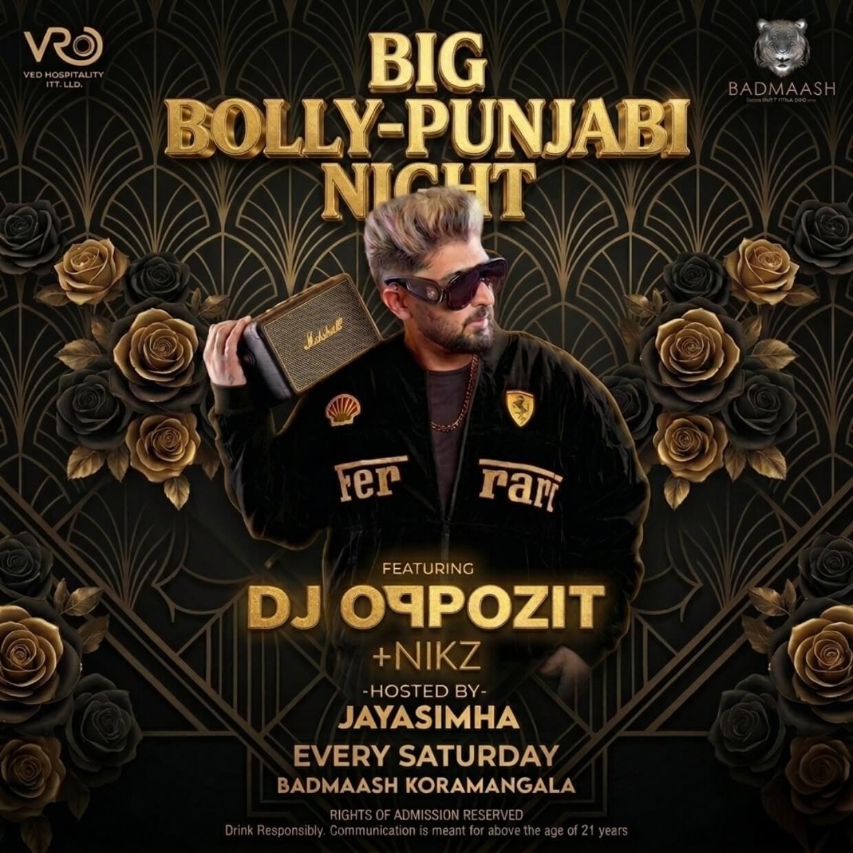 Big Bolly Punjabi Night At Badmaash Koramangala