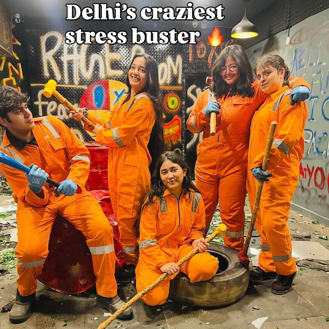 Rage Room Date At Rage Cage Delhi