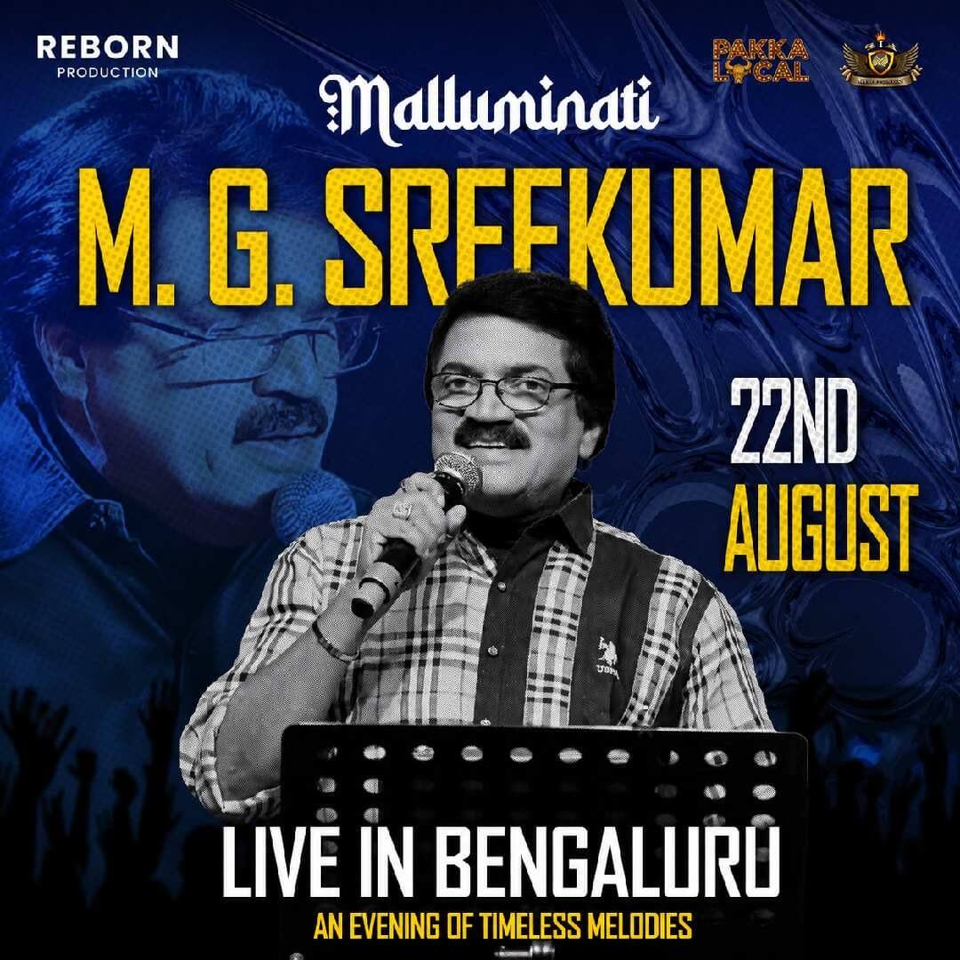 MG Sreekumar Live in Bangalore - Malluminati