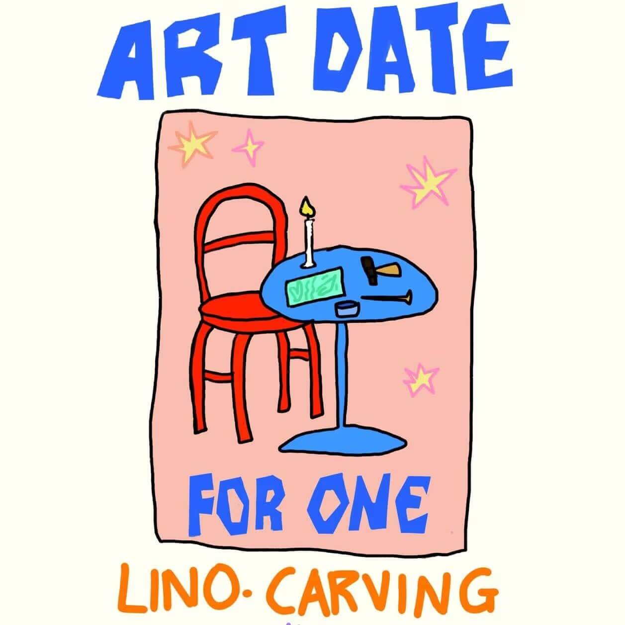 Art Date for One: Lino Carving Art Workshop