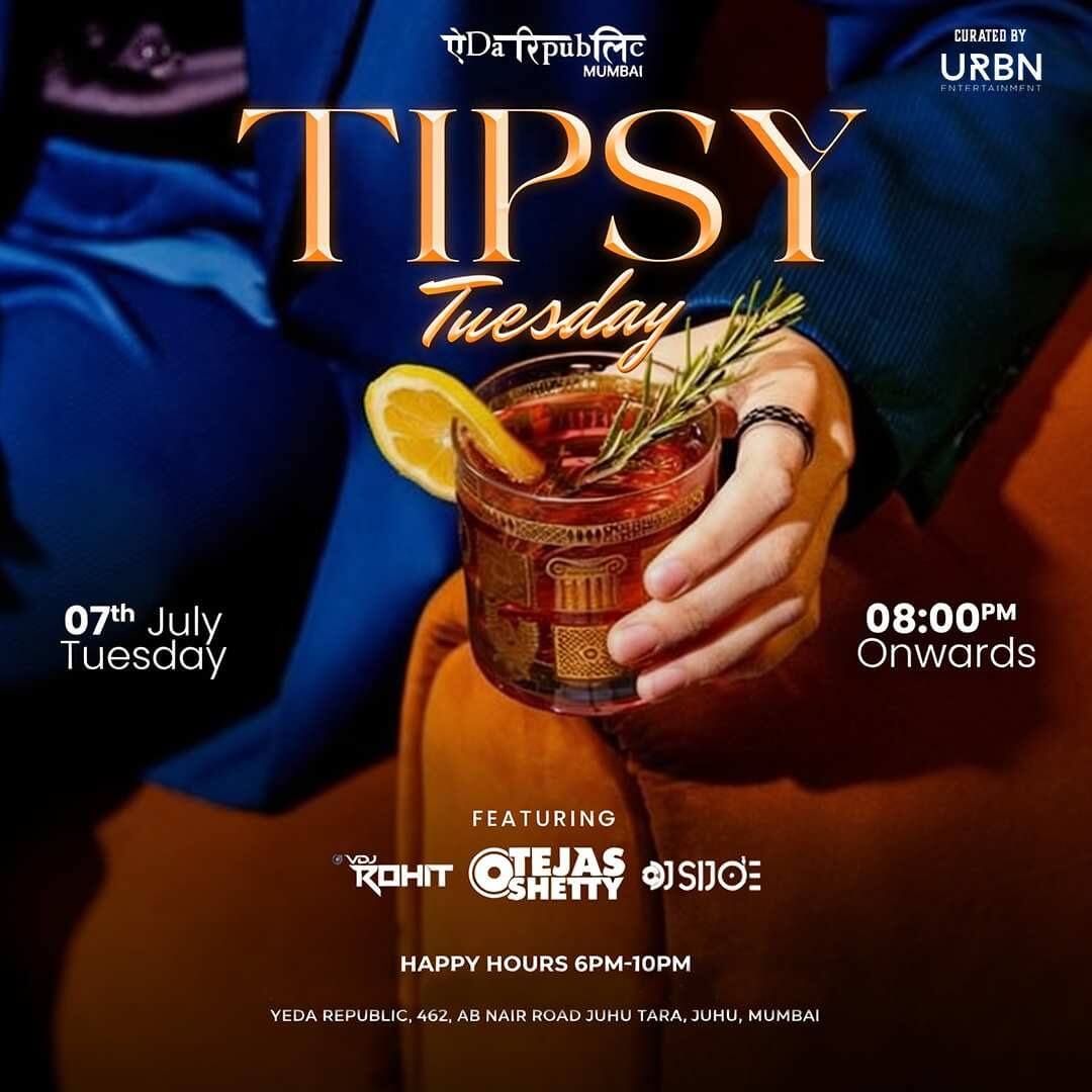 Tipsy Tuesday Ft Tejas Shetty At Yeda Republic, Mumbai