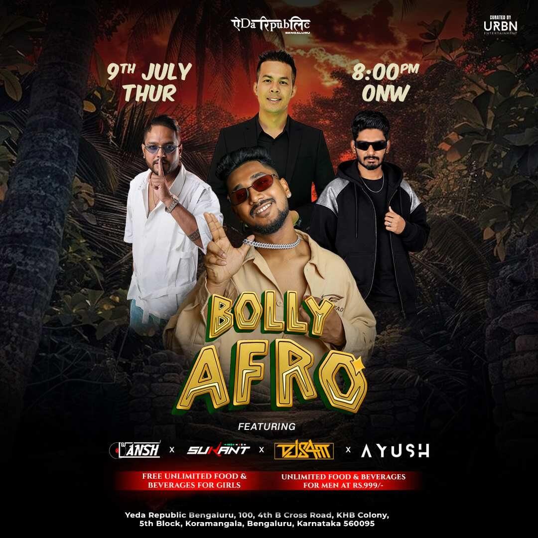 Bolly Afro Ft DJ Sukant At Yeda Republic