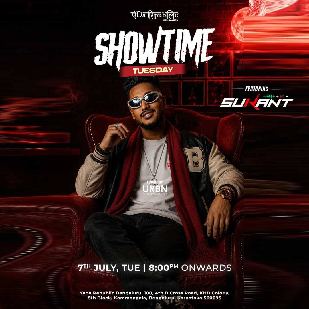 Show Time Tuesday Ft Sukant At Yeda Republic, Koramangala