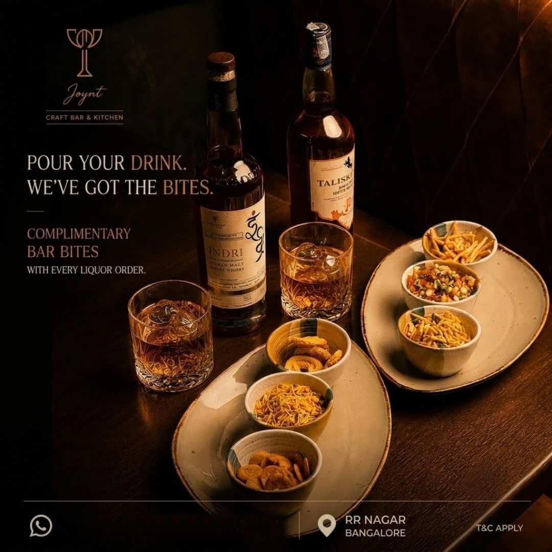 Pour Your Drinks We've Got The Bites