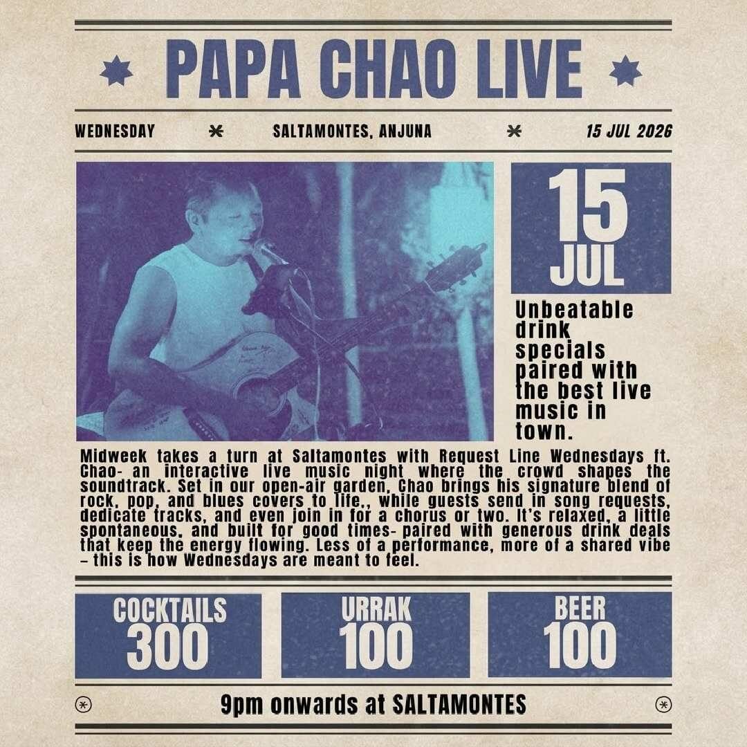 Papa Chao Live | Saltamontes