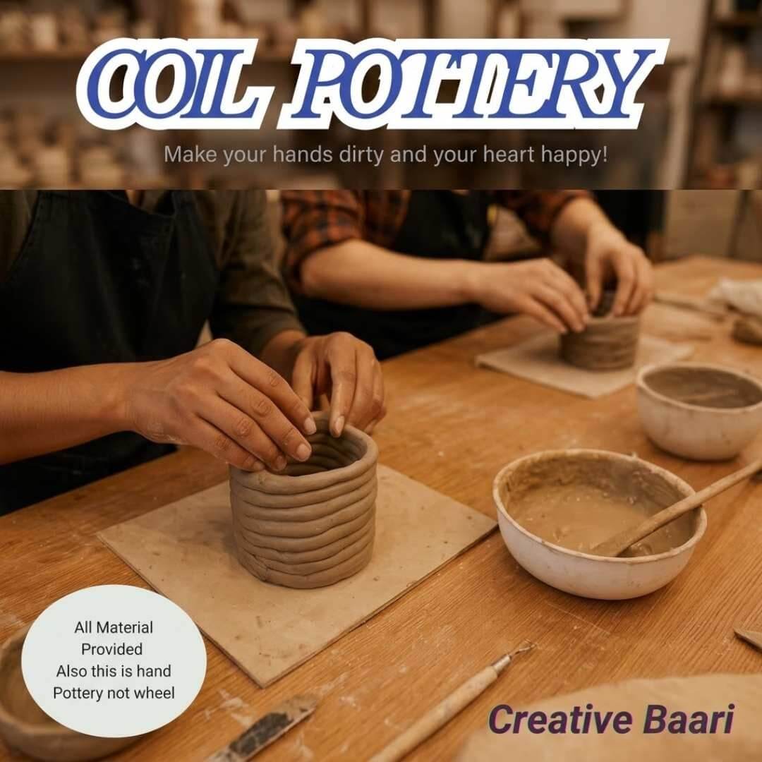 Coil Pottery Workshop by Creative Baari