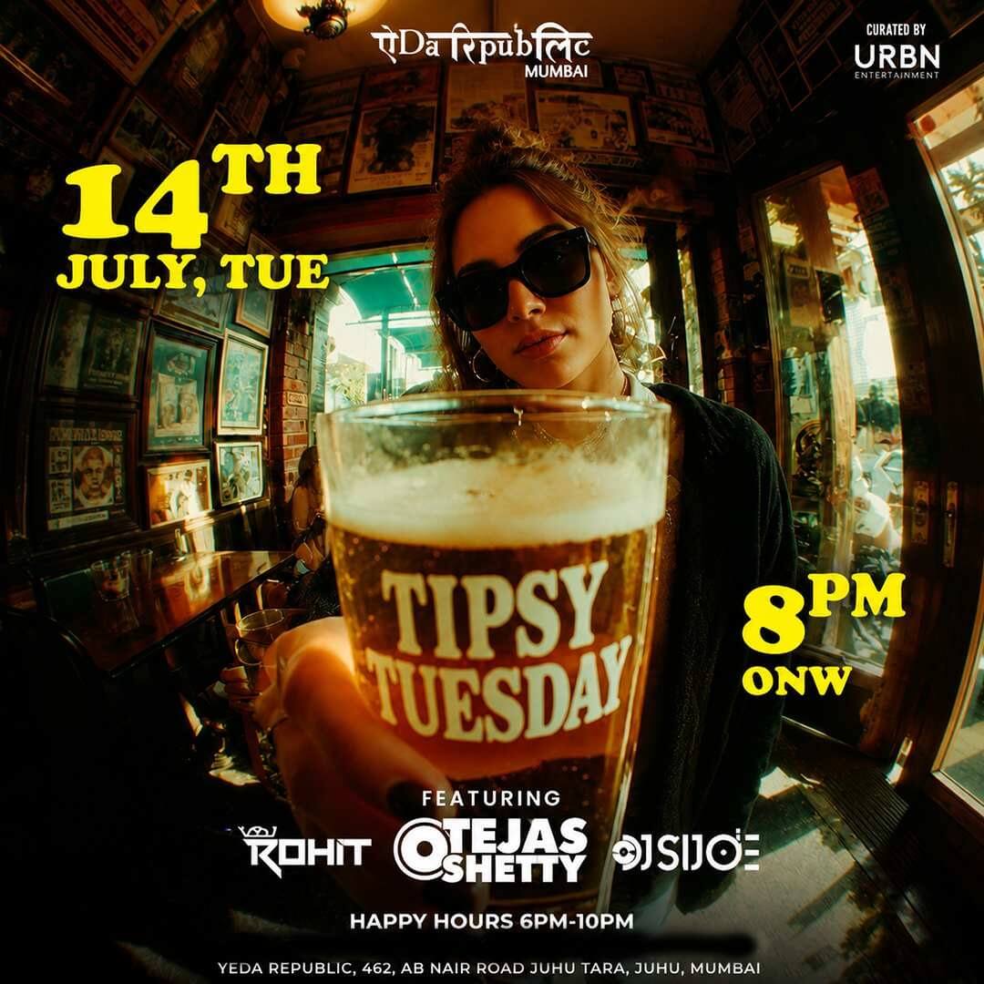 Tipsy Tuesday Ft Tejas Shetty At Yeda Republic, Mumbai