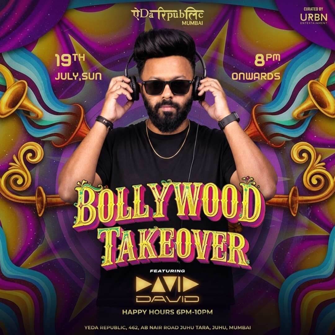 Bollywood Takeover Ft David At Yeda Republic, Mumbai