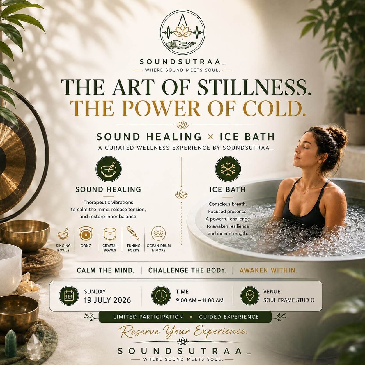Immersive Sound Healing And Ice Bath