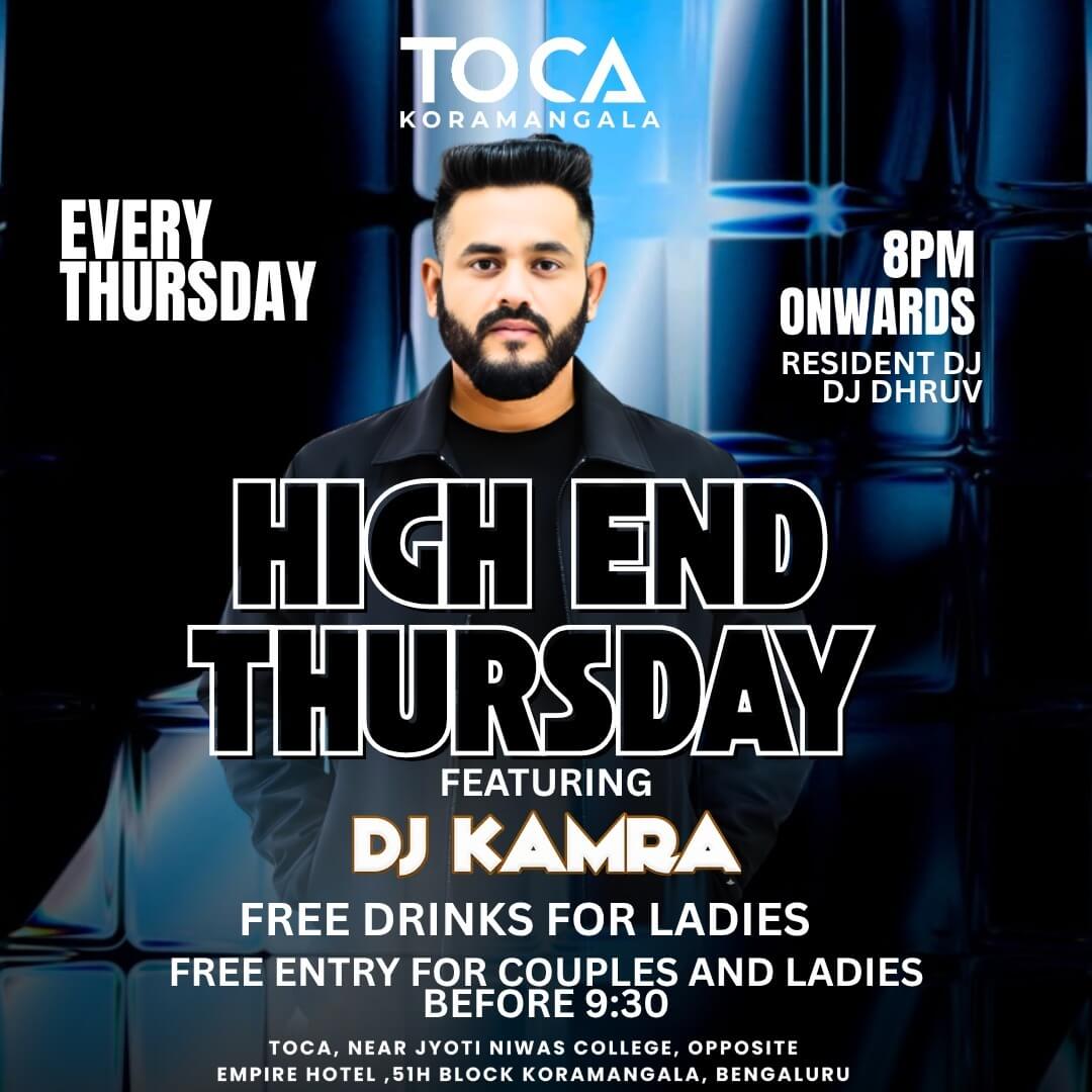 High End Thursday : Bollywood Night ft DJ Kamra