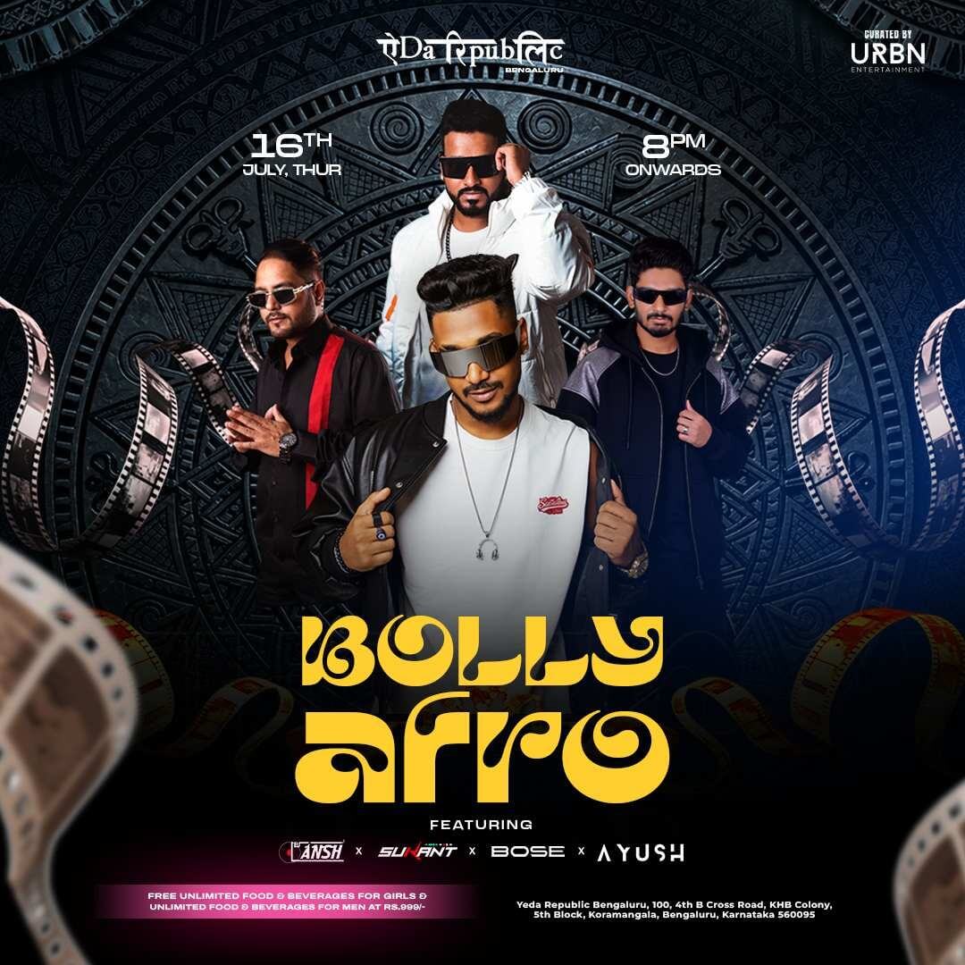 Bolly Afro Ft DJ Sukant At Yeda Republic