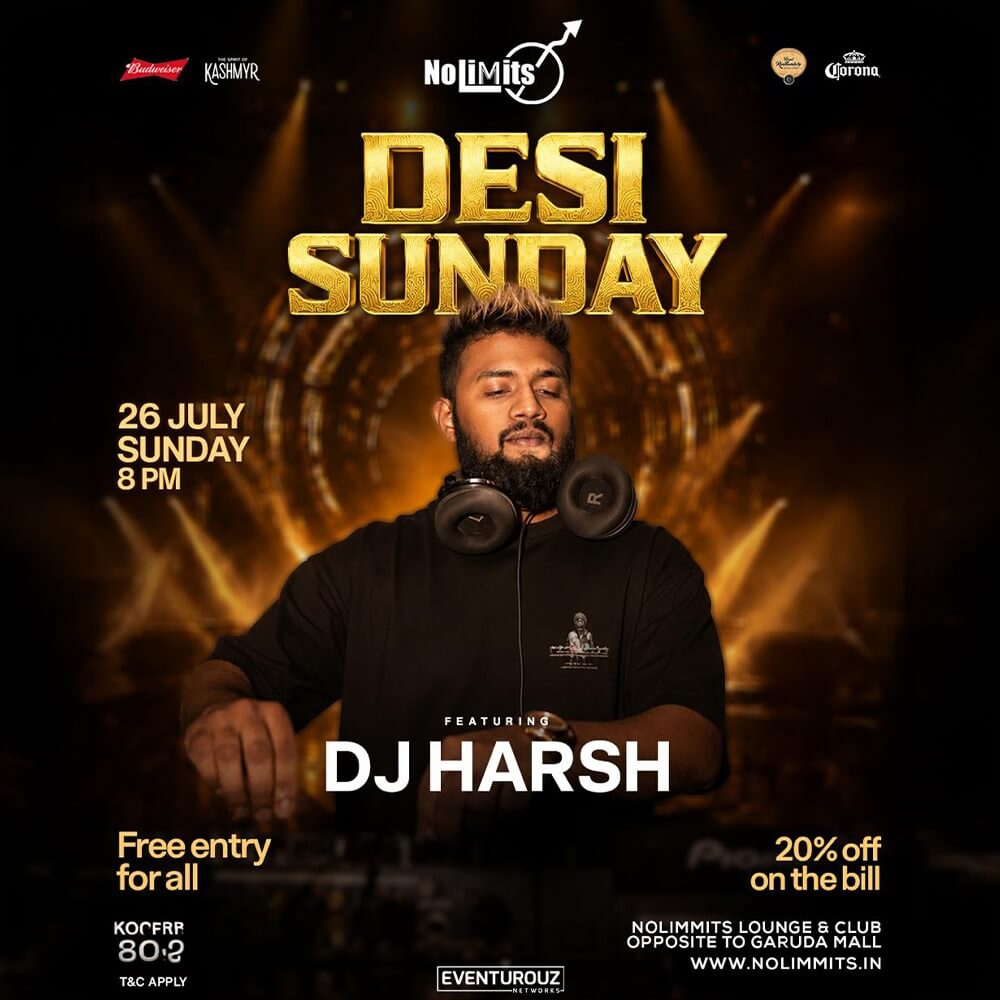 Desi Sunday Ft DJ Harsh | Nolimmits Lounge