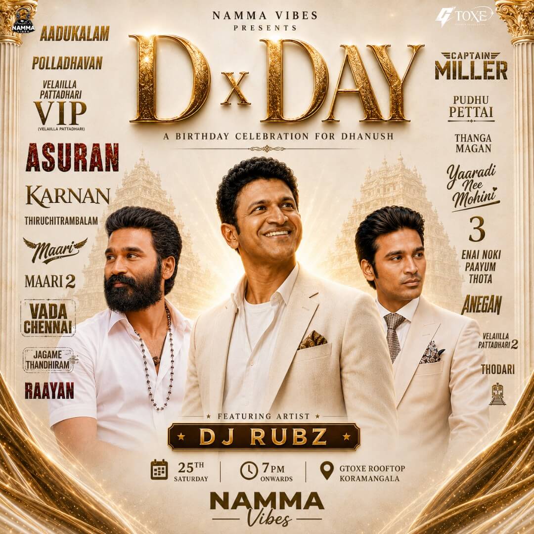 Dhanush Birthday Tamil Party
