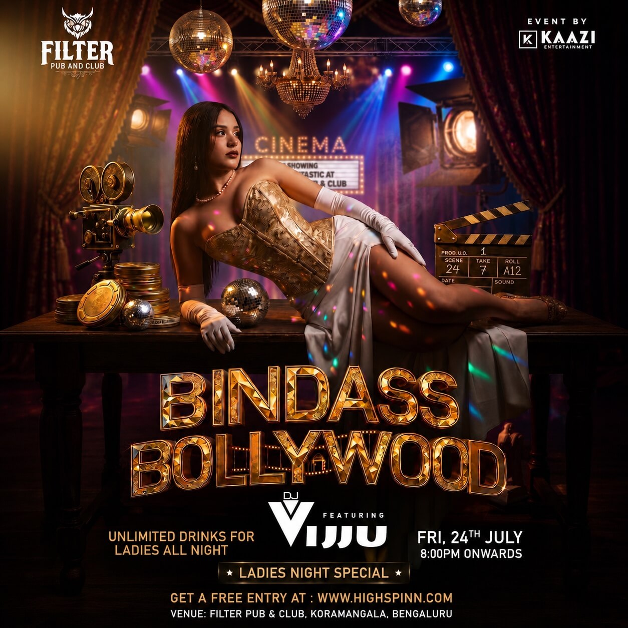 Bollywood Ladies Night | Filter Club Kormangala