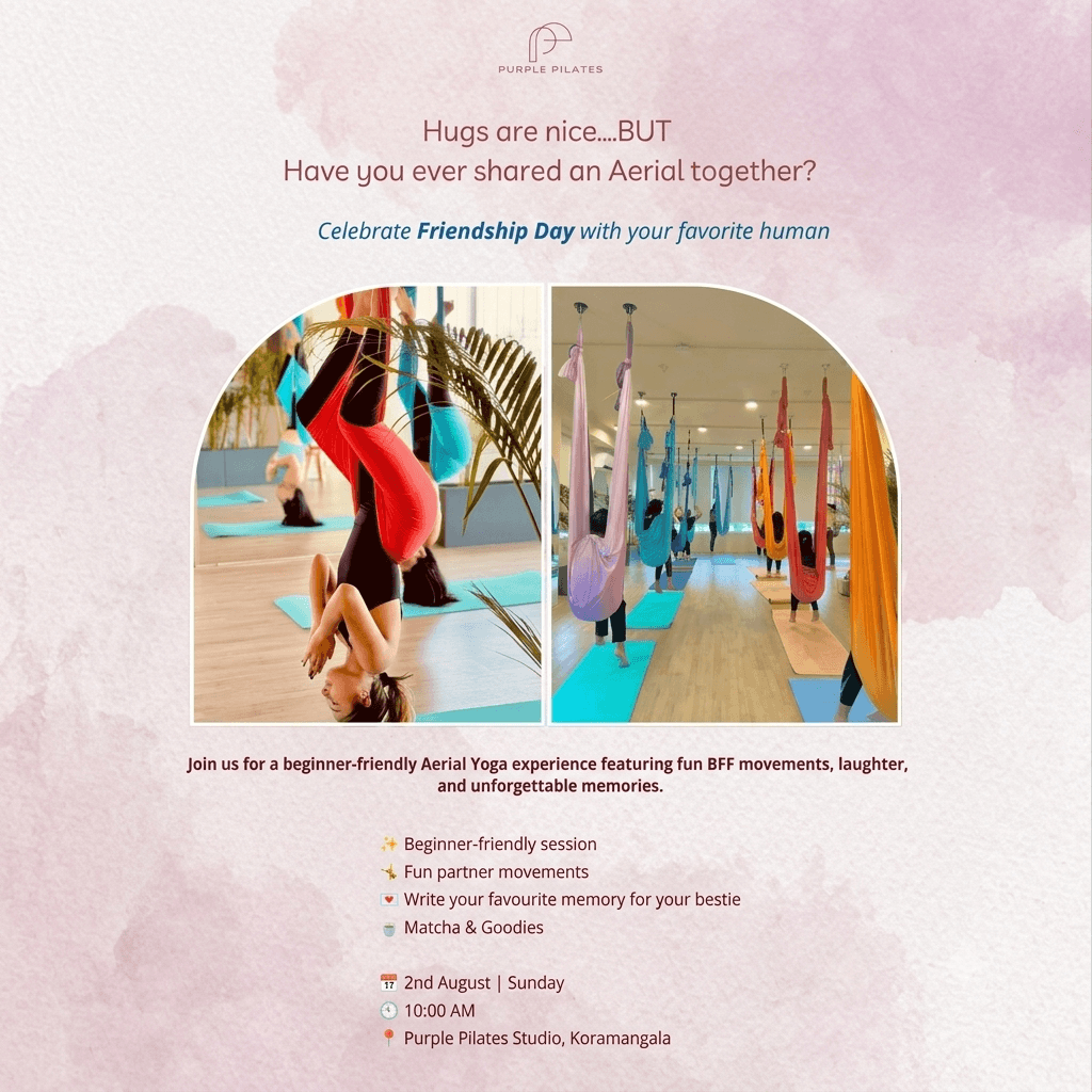The BFF Aerial Yoga Date- Friendship Day Special