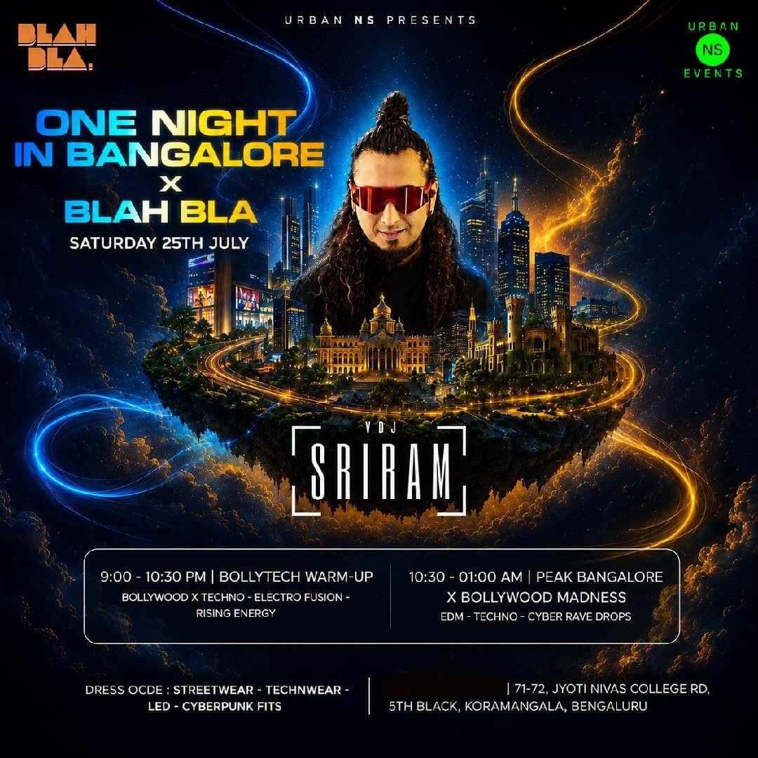 One Night In Bangalore X Blah Bla | Rooftop Party