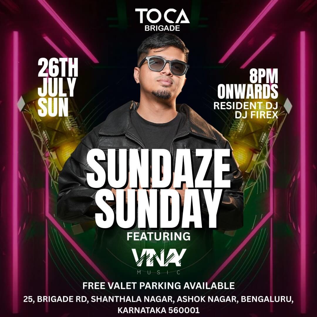 Sundaze Sunday - Bollywood DJ Night Ft Vinay Music