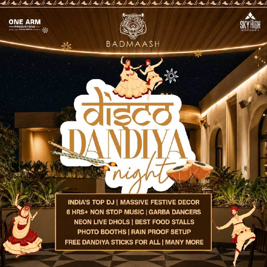 Disco Dandiya Season 10 At Sarjapur Badmaash