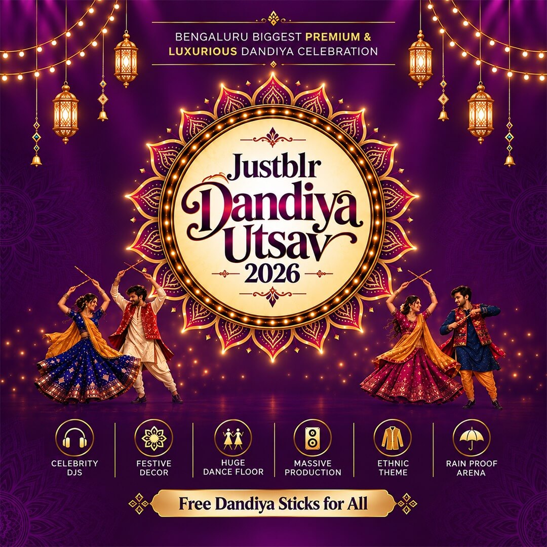 Bengaluru Biggest Dandiya celebration at Justblr