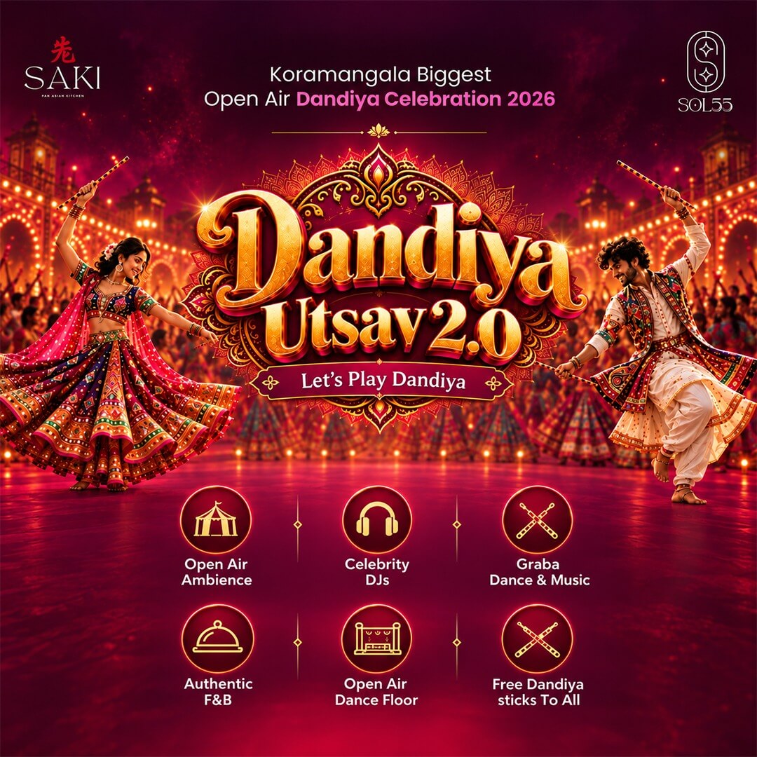Kormangala Open Air Dandiya Celebration 2026