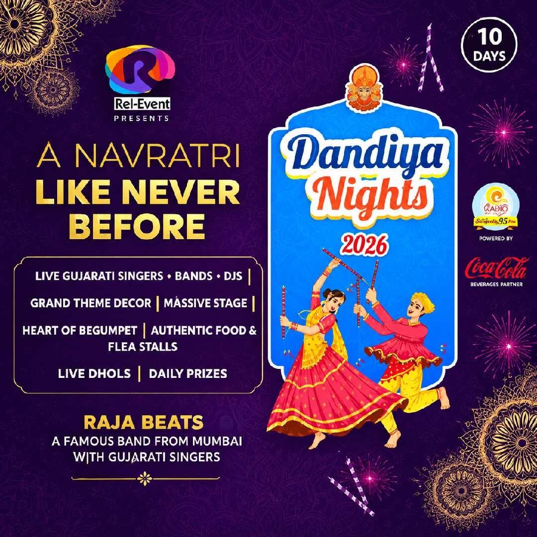 Dandiya Nights 2026-Police Hockey Stadium Begumpet