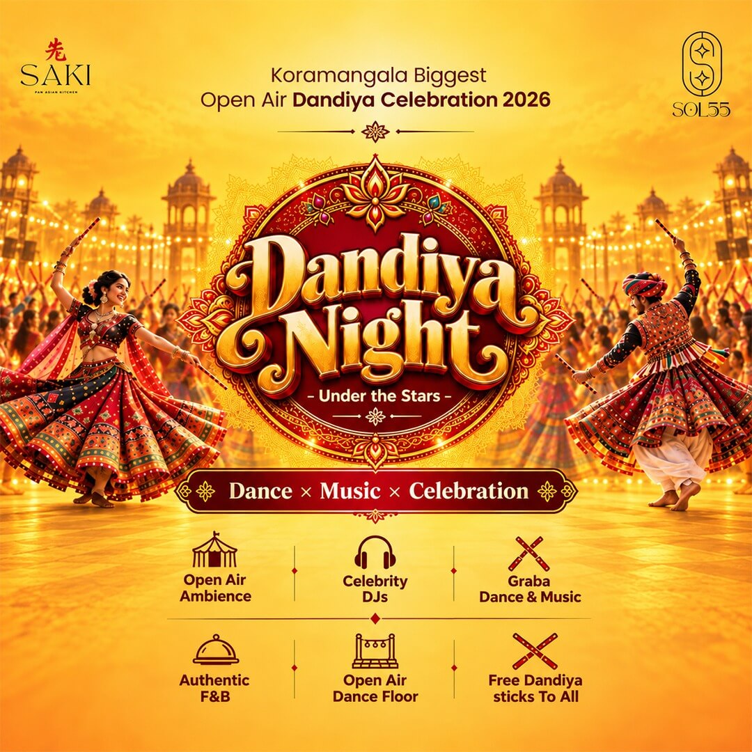 Kormangala Biggest Open Air Dandiya Celebration
