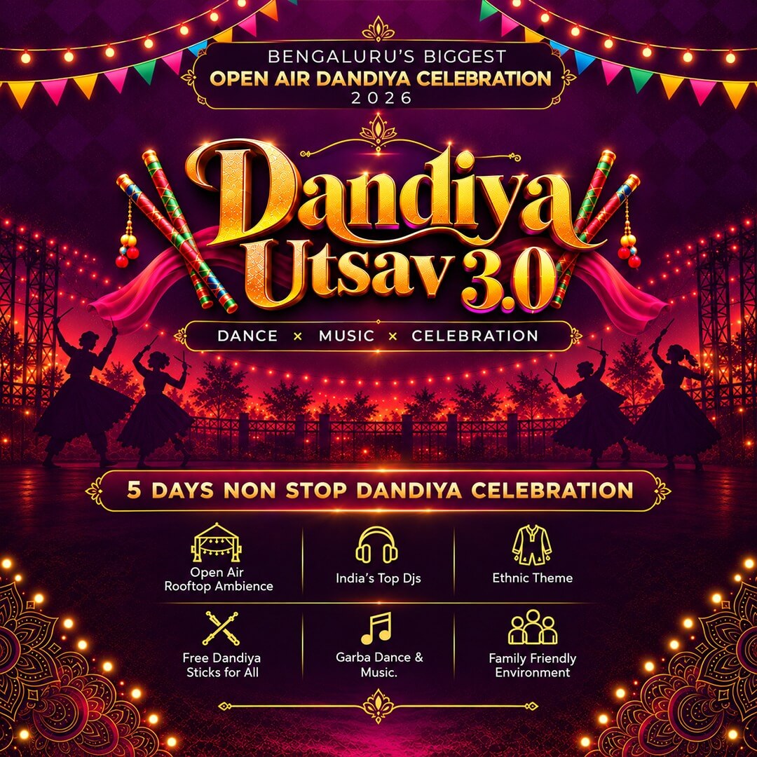Biggest Open Air Dandiya Nights at Bosche