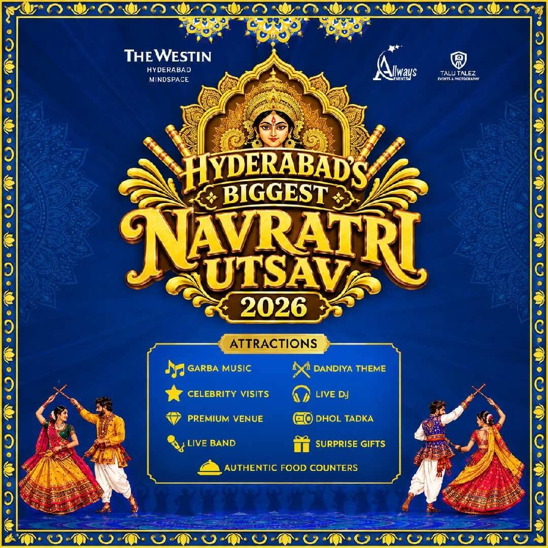 Hyderabad's Biggest Navratri Utsav 2026