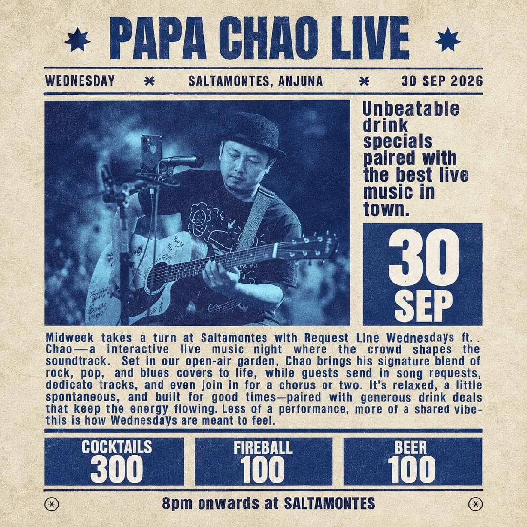 Papa Chao Live | Saltamontes