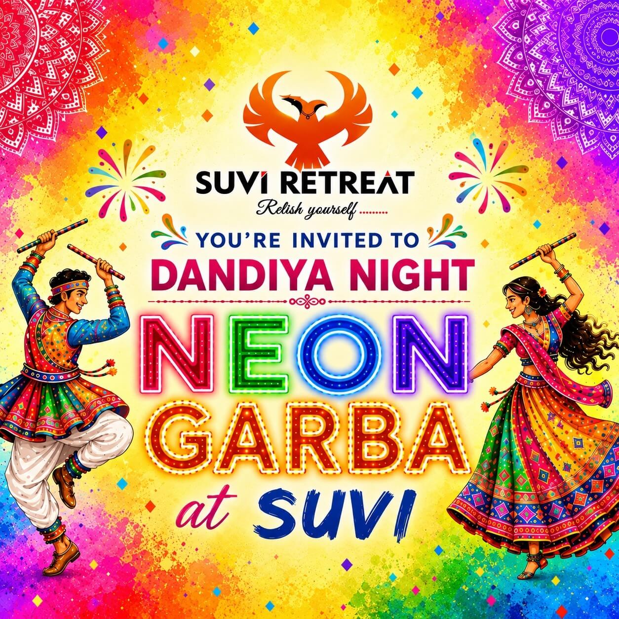 Dandiya Night Neon Garba At Suvi in Bengaluru
