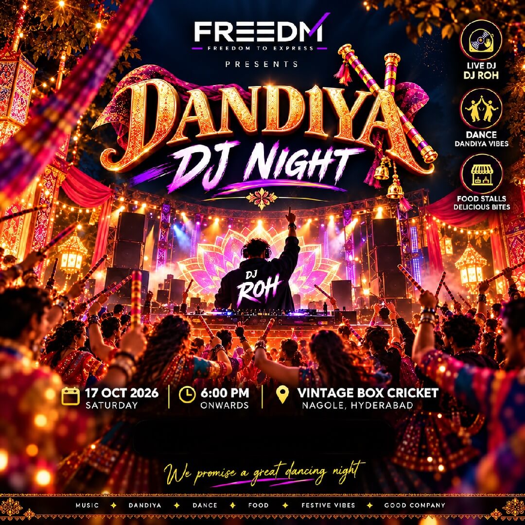 DJ Dandiya Night in Hyderabad