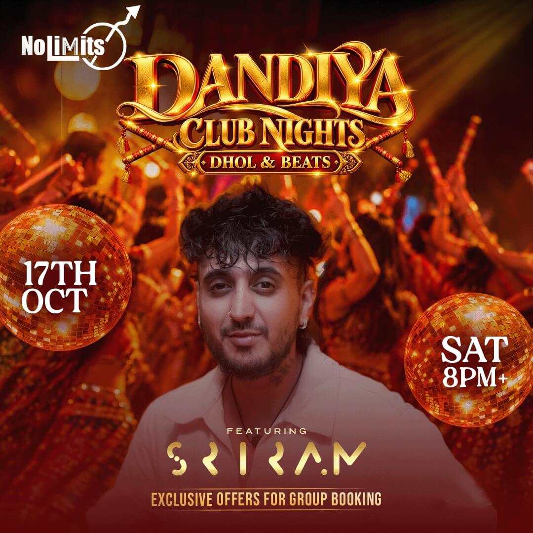 Dandiya Club Night Ft Sriram | Nolimmits Lounge in Bengaluru