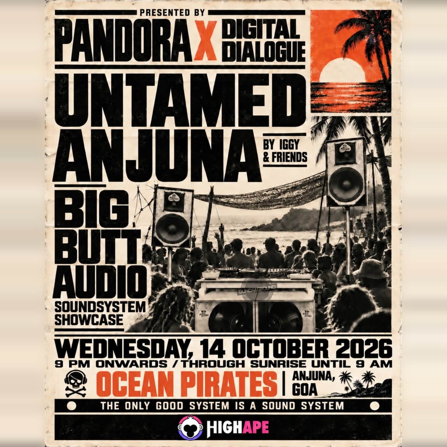 Untamed Anjuna in Goa